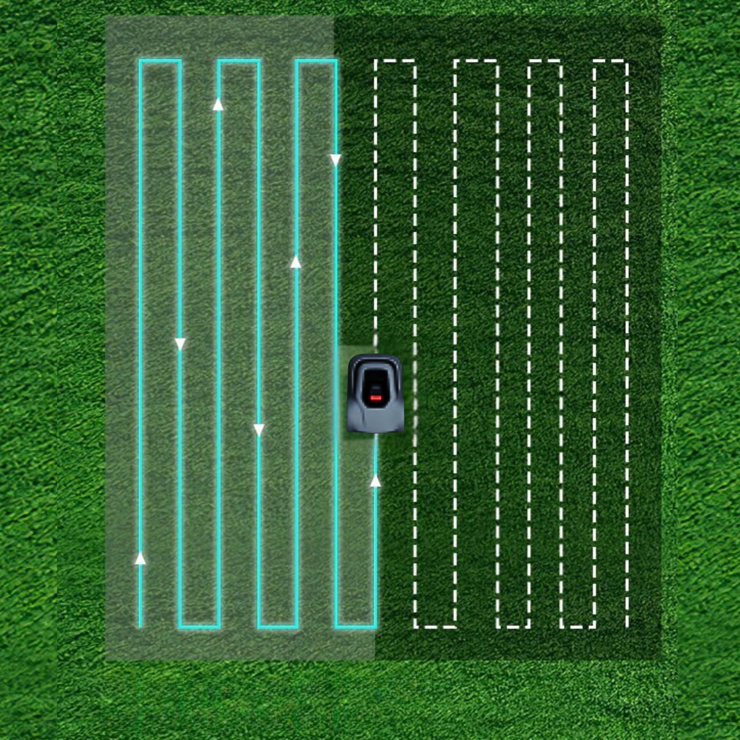 Robot Mowing Lawn Mower up to 1000 m² BT Wi-Fi App Blaupunkt Manufacturer code RL5010SETCT2010