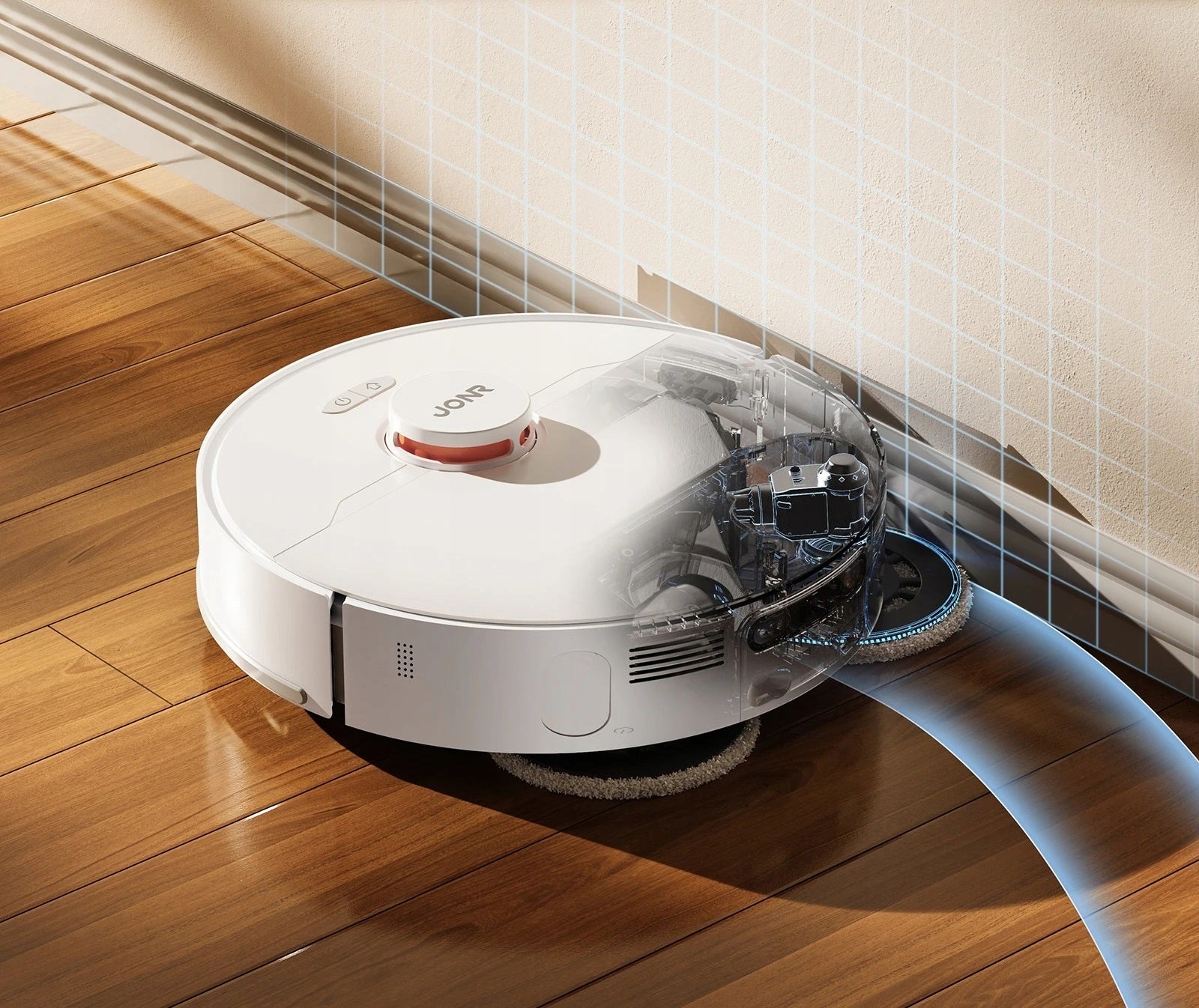 Robot Vacuum Cleaner JONR P20 Pro 8000pa + Smart Multifunction Station Wireless operating time 160 min