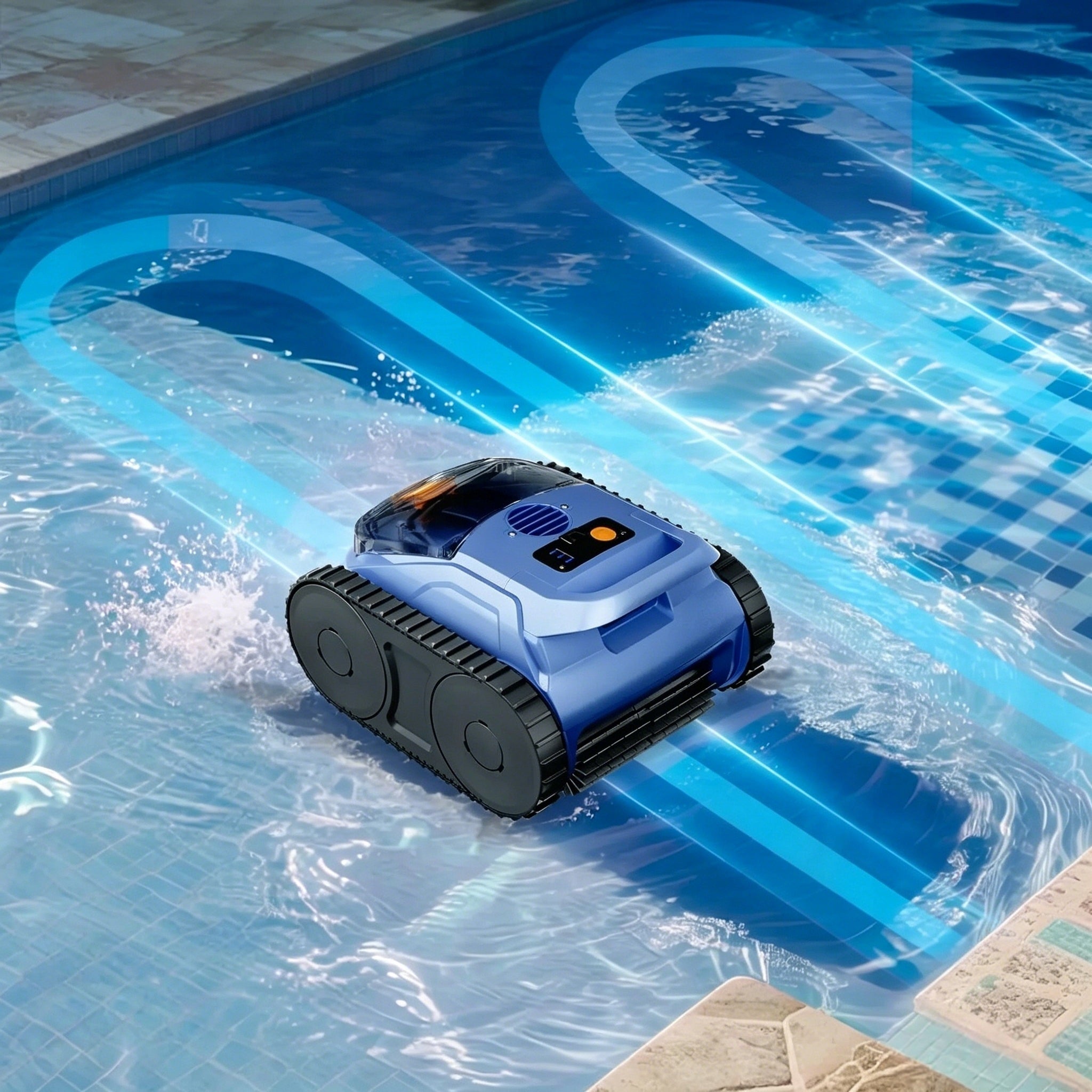 Robot for cleaning the pool bottom wall wireless Seauto SAT20PRO FILTR Manufacturer code 402773 Odpowiedni basenu Intex/Bestway 4L