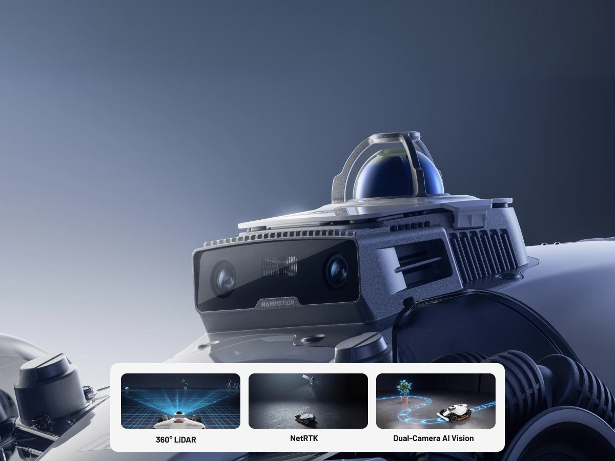 Robot koszący MAMMOTION LUBA 3 AWD 3000 LiDAR NRTK Kosiarka bezprzewodowa Packaging status original