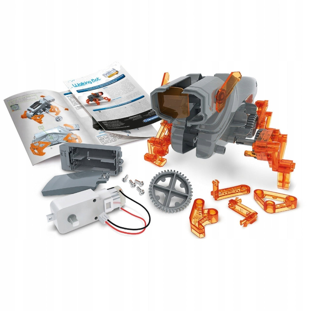 Robot toy blocks build a walking robot for children 8+ Manufacturer code ZESTAW NAUKOWY ROBOT ZABAWKA KREATYWNA ZESTAW