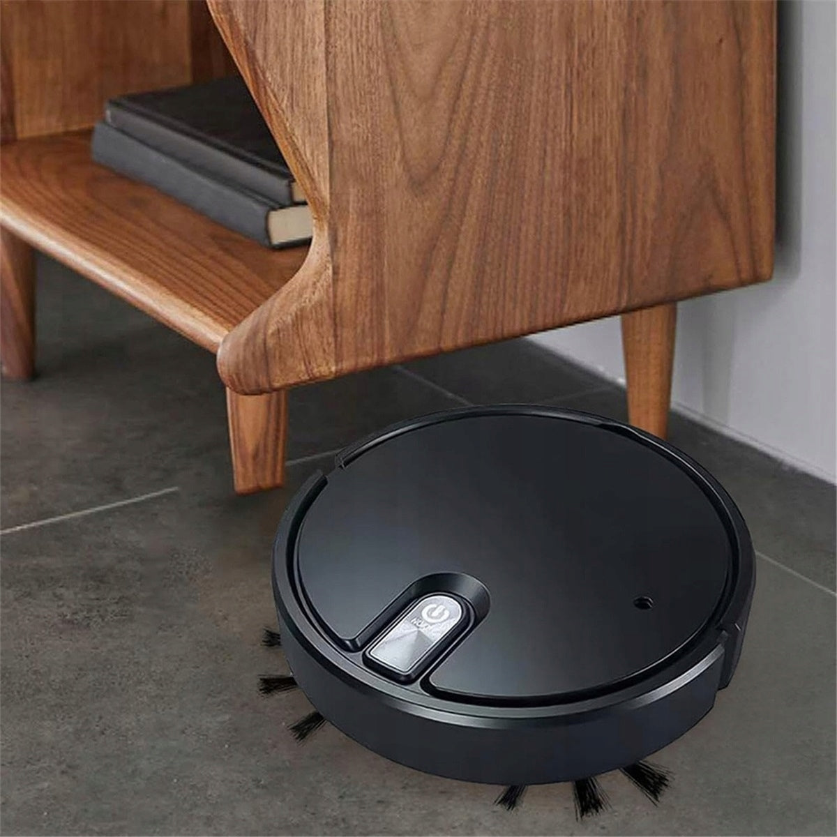 Robot vacuum cleaner 1800Pa with humidification function and obstacle avoidance black Dominant color black