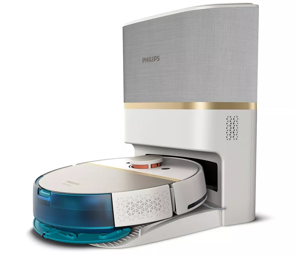 Robot vacuuming and mopping PHILIPS XU7100/02 Series Aqua 7000 White and gold Dominant color white