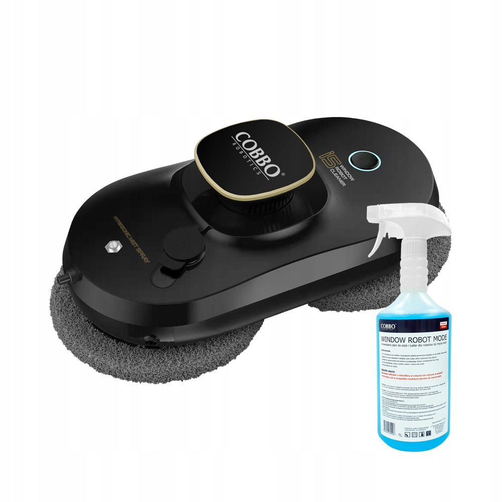 Robot window washer, COBBO i5 window washer robot + liquid