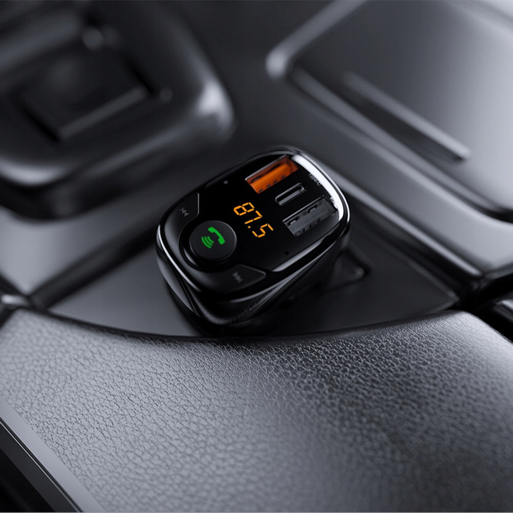 Rock Bluetooth FM Car Transmitter MP3 2xUSB + Type C + micro SD - 36W Manufacturer code RAU0688