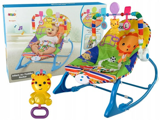 Rocker Cradle Seat Highchair 2in1 Blue