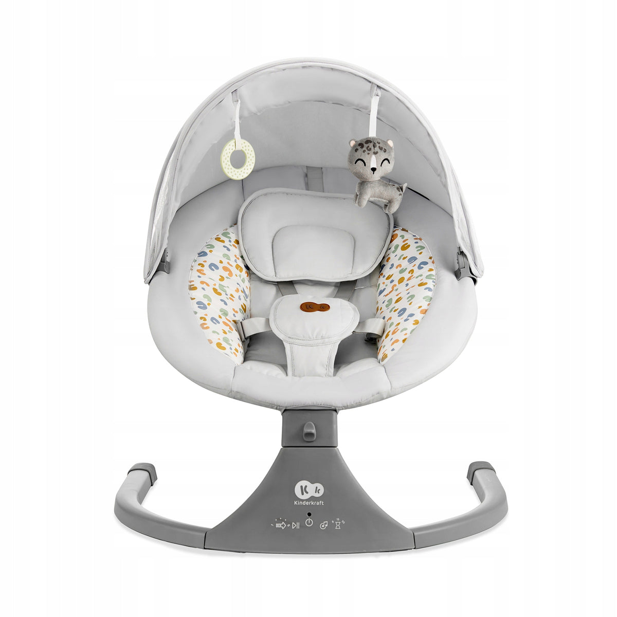 Rocker lounger 2in1 electric light rocking melodies LUMI2 Kinderkraft Brand Kinderkraft