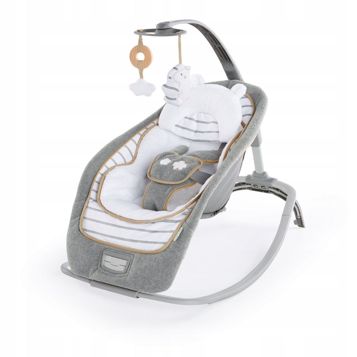 Rocker lounger with vibrations and music up to 18 kg Ingenuity