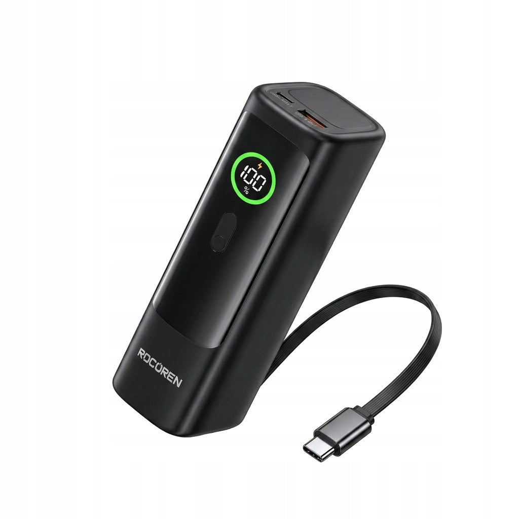 Rocoren PowerStation M20 Power Bank 20,000 mAh 100W – TFT Display, USB-C Cable