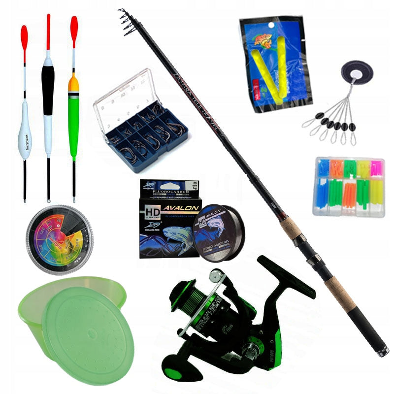 Rod set JAXON 2.4 reel FB Float ZAFF