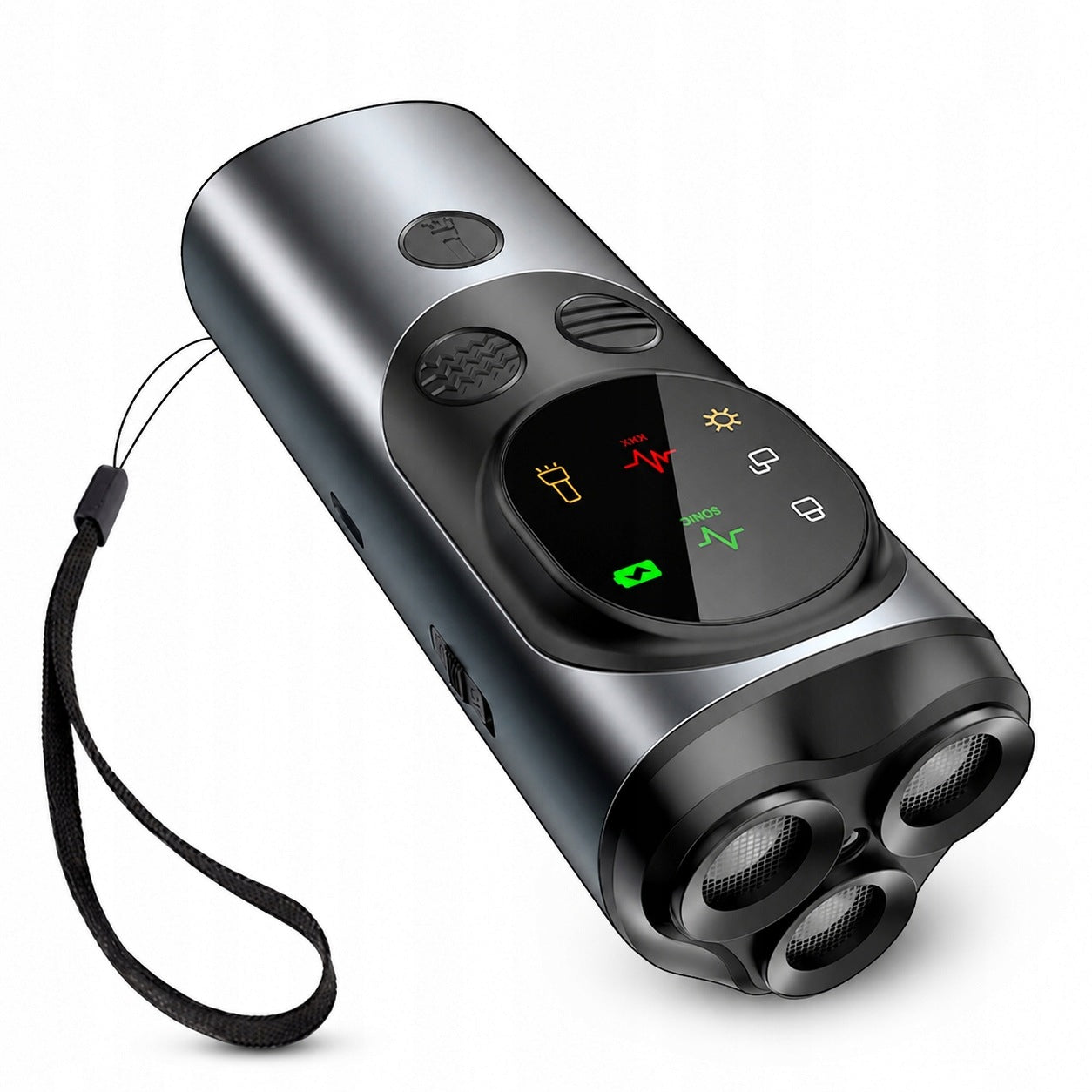 Rojeco Ultrasonic Repellent P10 with Display Grey Three Heads