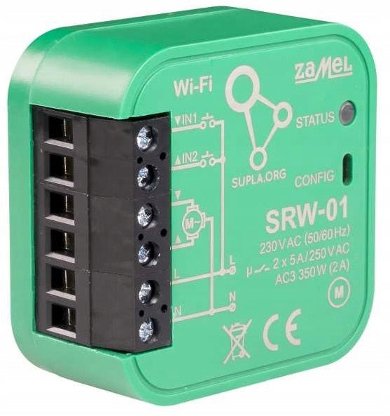 Roller shutter controller ZAMEL Supla SRW-01 Brand Zamel