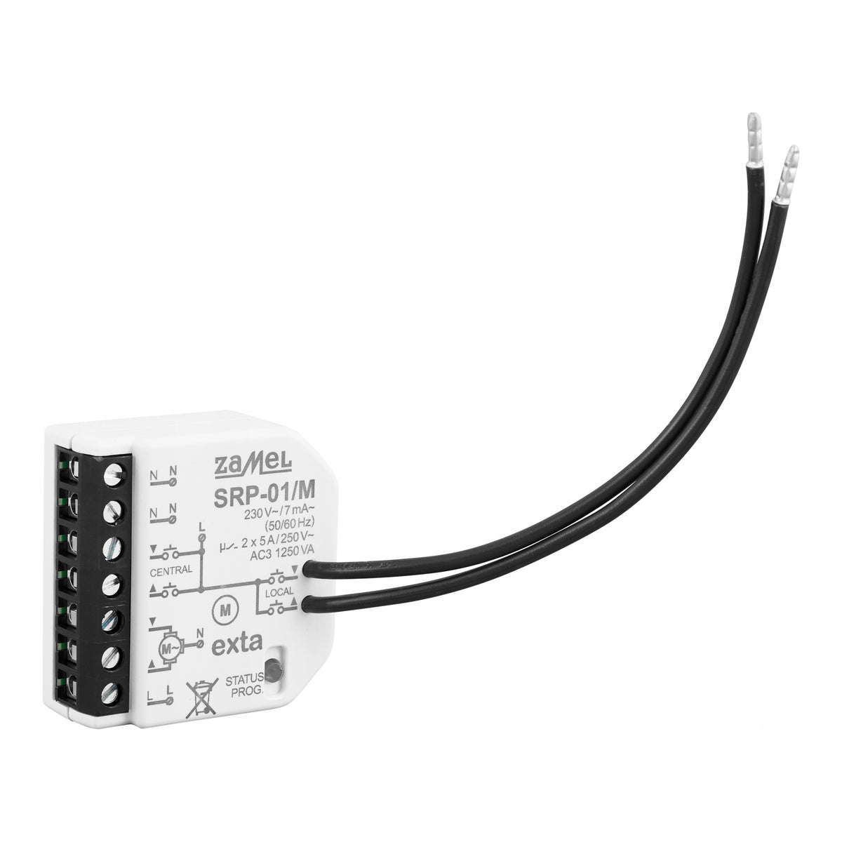 Roller shutter controller, mini 230V ZAMEL SRP-01/m EAN (GTIN) 5903669495161