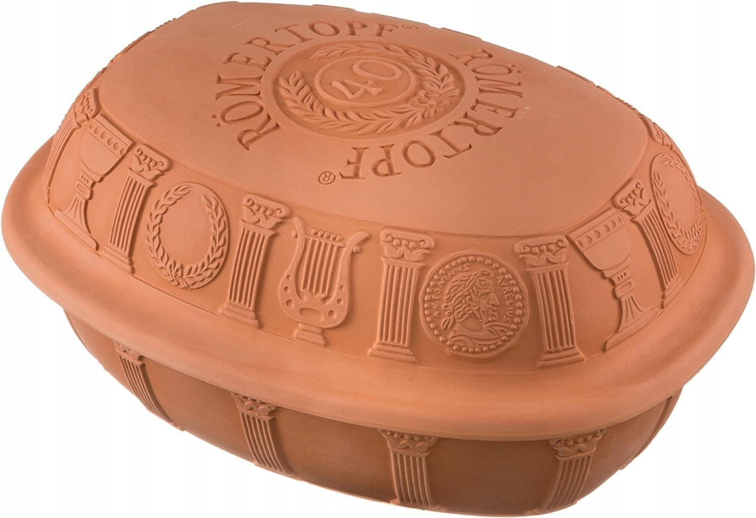 Römertopf Roman pot 50 years jubilee edition 5 liters clay ceramic