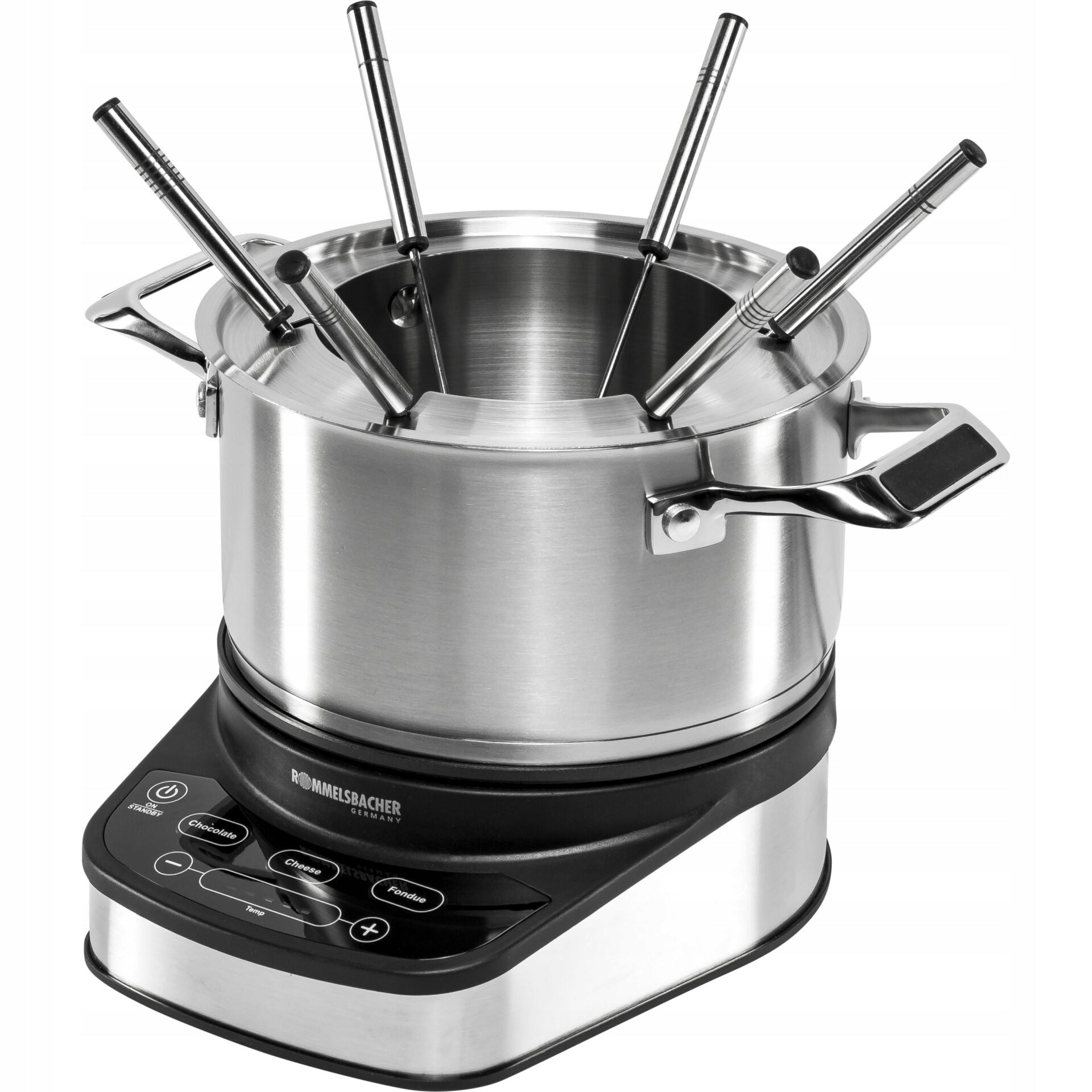 Rommelsbacher F 1200 Fondue with Cooking Plate Packaging status original