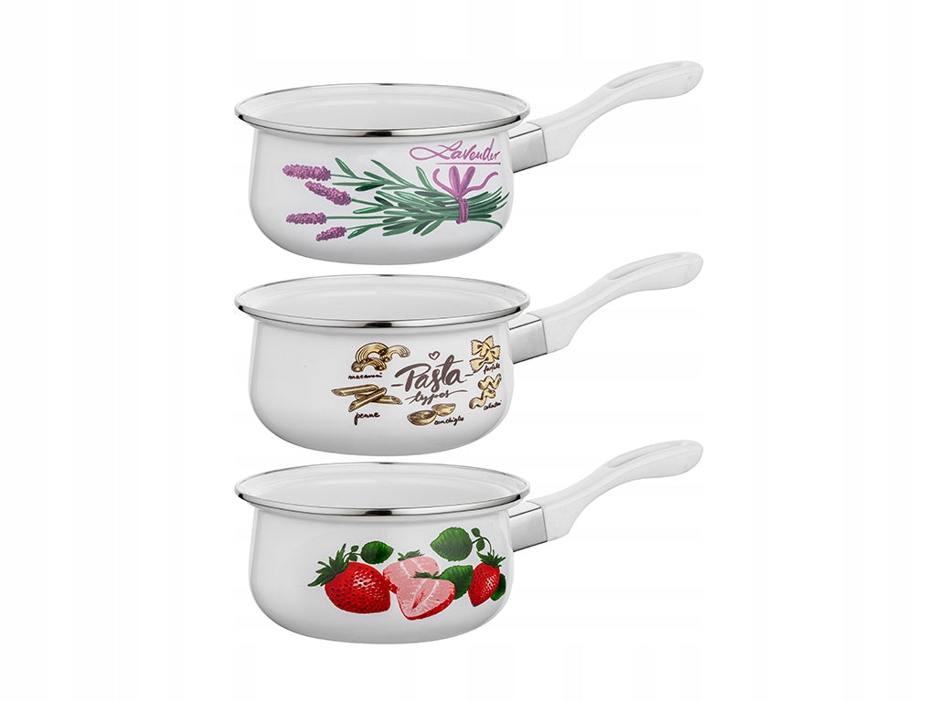 Rondel Enameled Emalia Pleszew 12cm 800ml Decor Kitchen Mix For Cooking