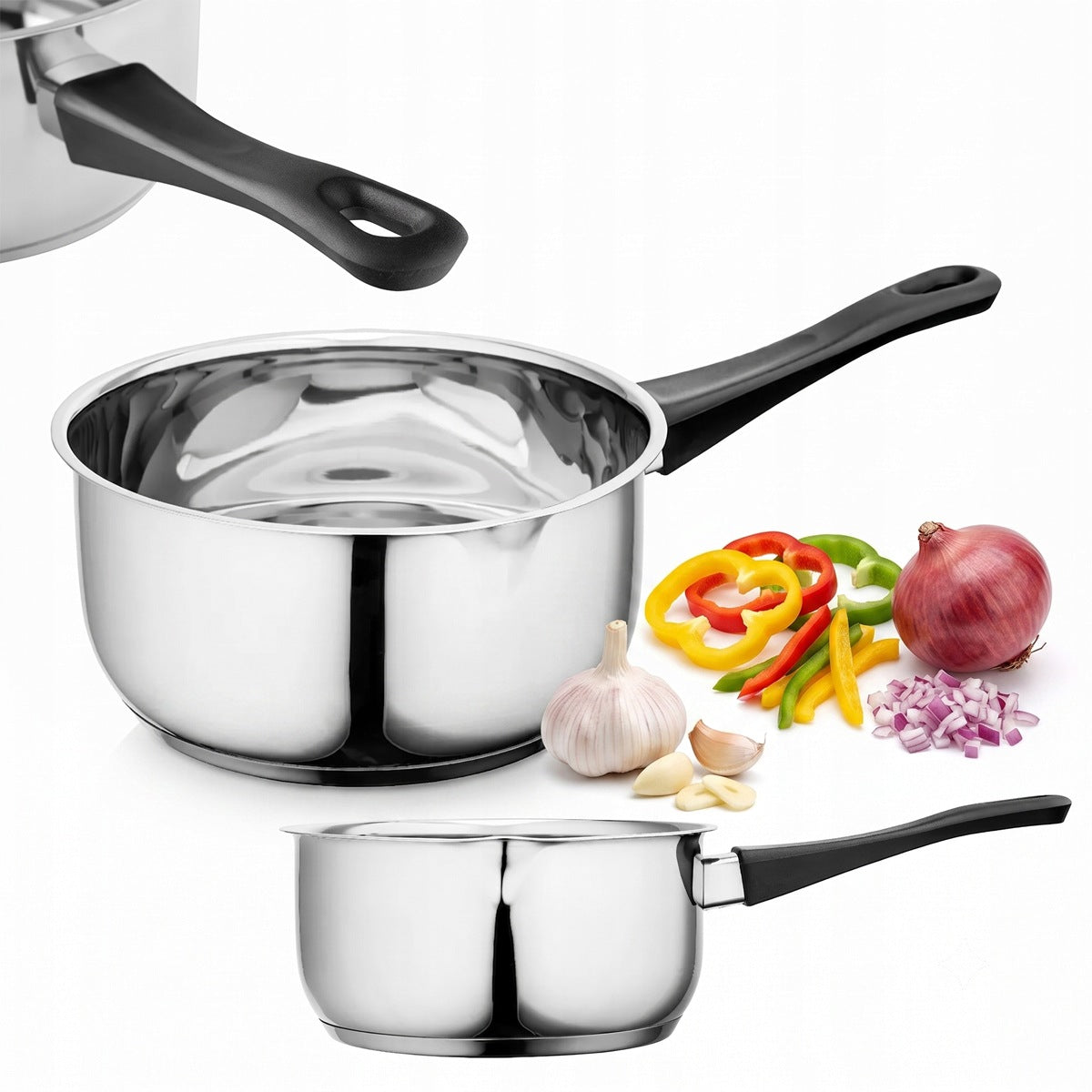Rondel induction stainless steel with spout Altom Design Emilio 2 l