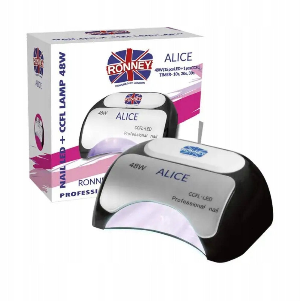 Ronney Alice Professional UV CCFL LED Nail Lamp Strong for 48W Gels
