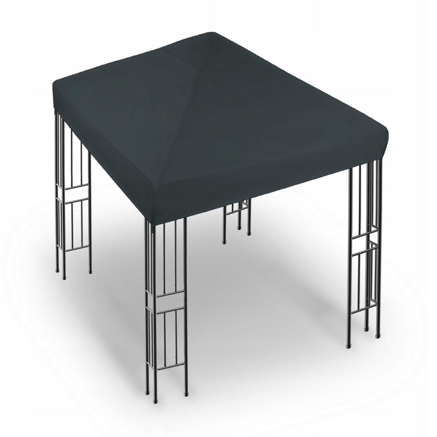 Roof Cover Garden Pavilion Gazebo Plating 3x3m Graphite Manufacturer Ferocity