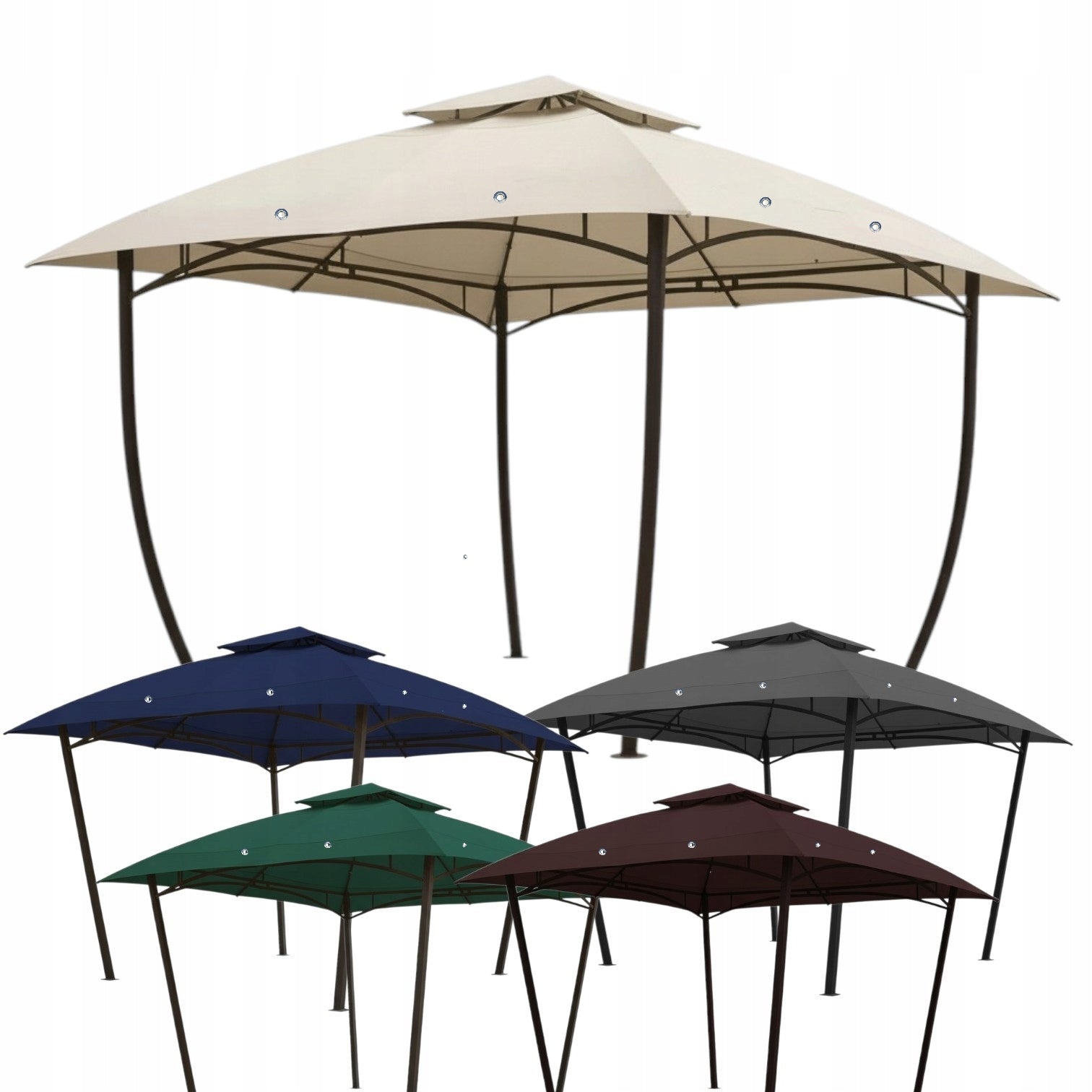 Roof for garden pavilion roof 327 cm x 328 cm 370gram/m2 GranisIe Manufacturer code Model 14