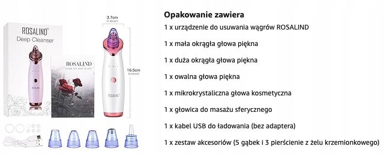 Rosalind Deep Cleanser Blackhead Vacuum Cleaner Manufacturer code 01