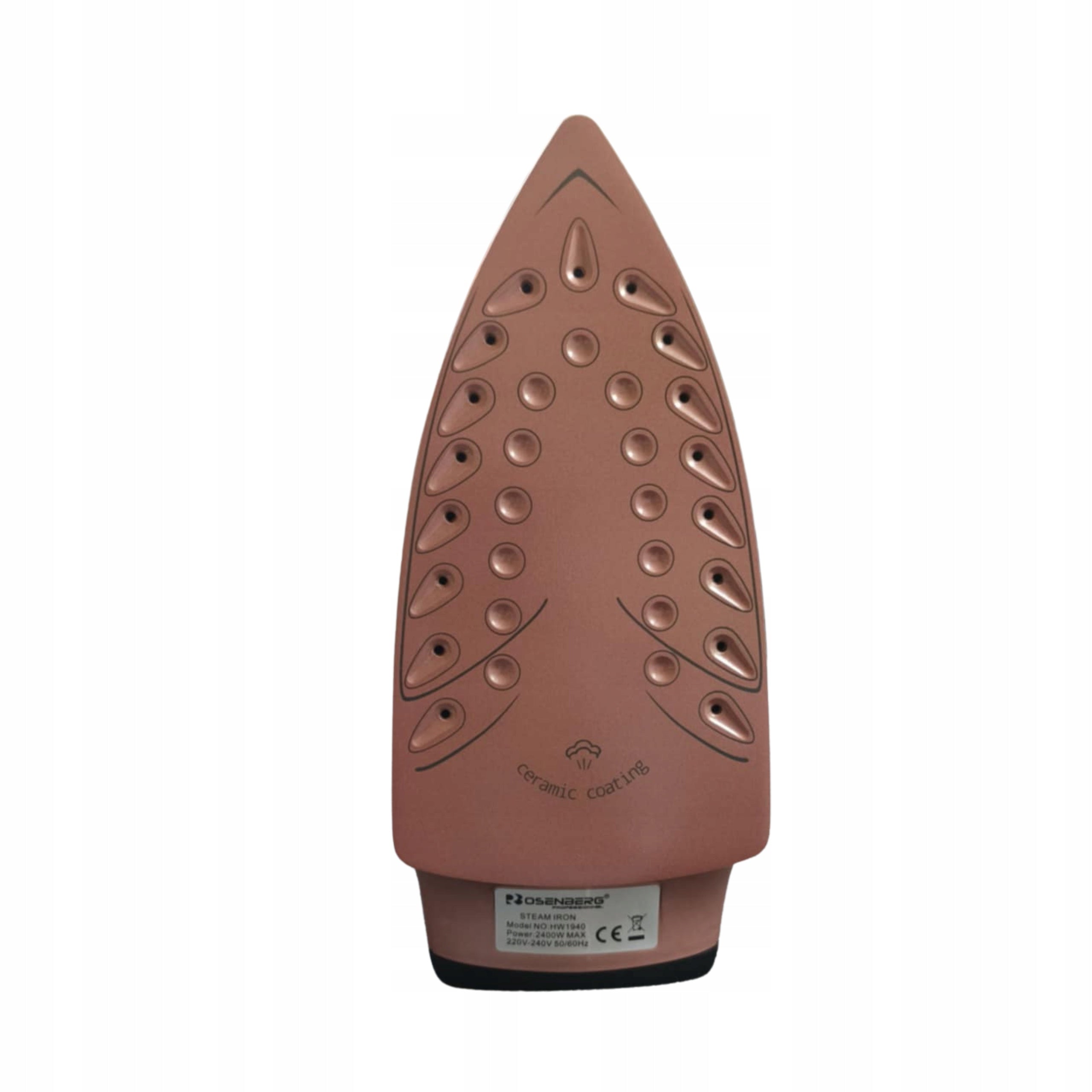 Rosenberg Steam Iron 2400W Strong Steam Impact Ceramic Foot Manufacturer code żelazko parowe mocne 2400w