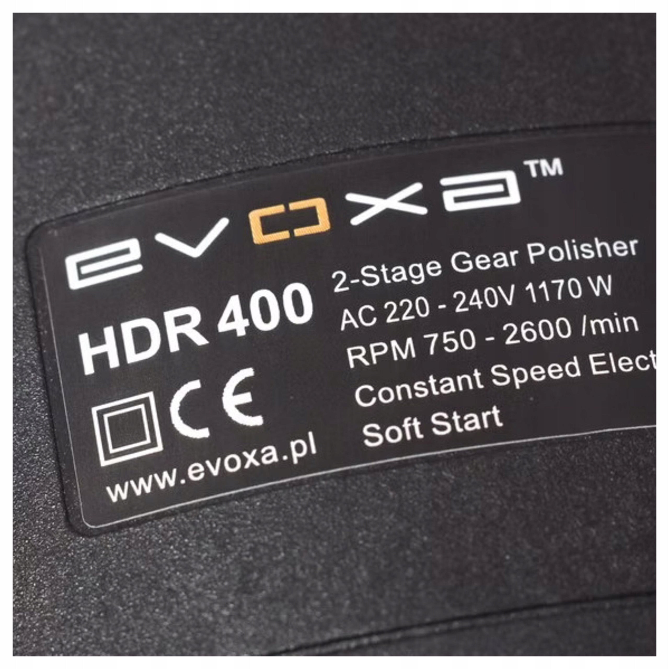 Rotary Polisher 1200W Evoxa HDR400 MKII car polishing machine M14 Packaging status original