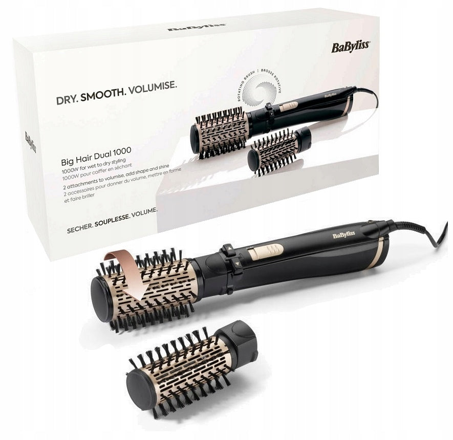 Rotary curling iron-dryer BABYLISS ROTARY AS 962E Manufacturer code BABYLISS OBROTOWA SUSZARKO LOKÓWKA JONIZACJA
