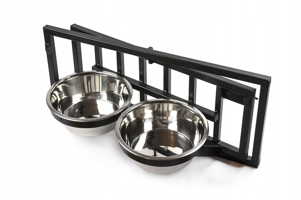 Rotary dog feeder for playpen 2 bowls x 4,7 l