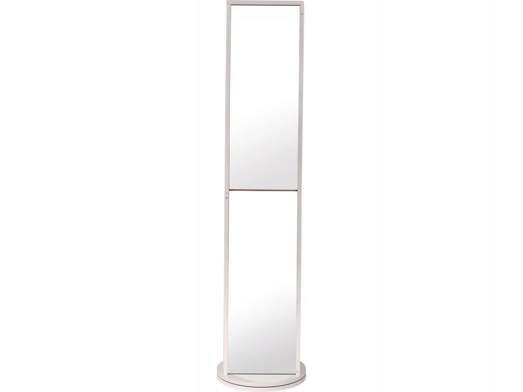 Rotating Bathroom Shelving Unit with Mirror Post White EAN (GTIN) 3700462477583