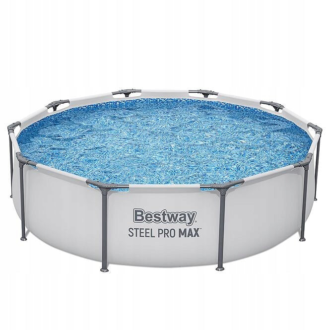 Round Garden Pool 305x76 cm BESTWAY 56408 + Pump Filter MAX Packaging status original