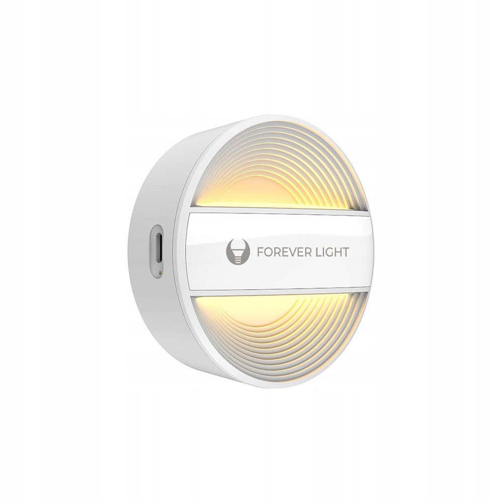 Round LED night light PURE FLC-20 ALMA PIR white 500mAh Forever Light