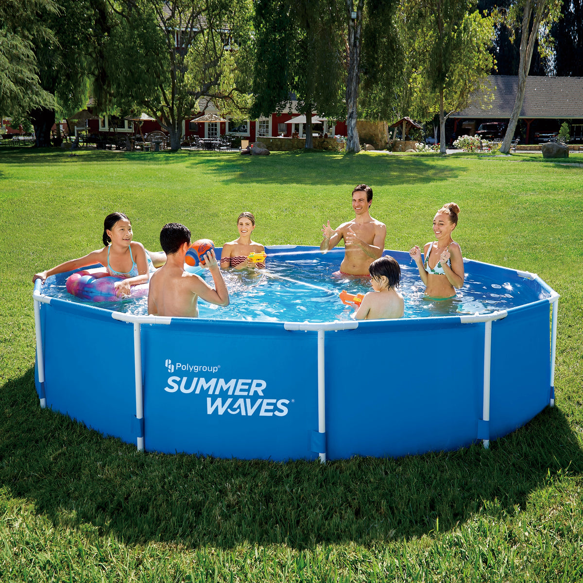 Round frame pool Polygroup Limited 244 x 66 cm Packaging status original