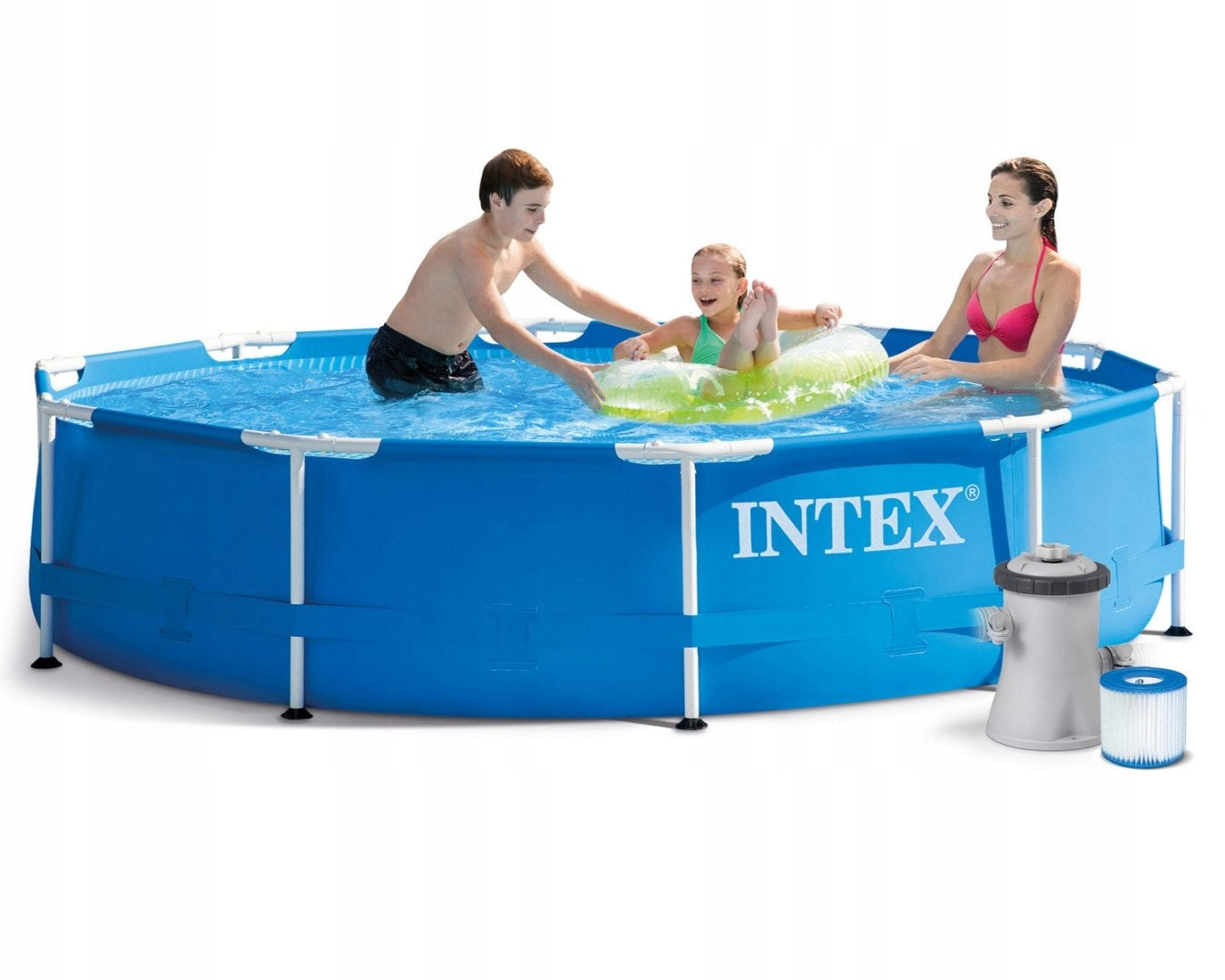 Round garden frame pool 305x76 cm Intex 28202 Brand Intex