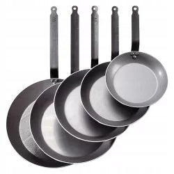 Round pan diameter 28 cm CARBONE PLUS - DE BUYE