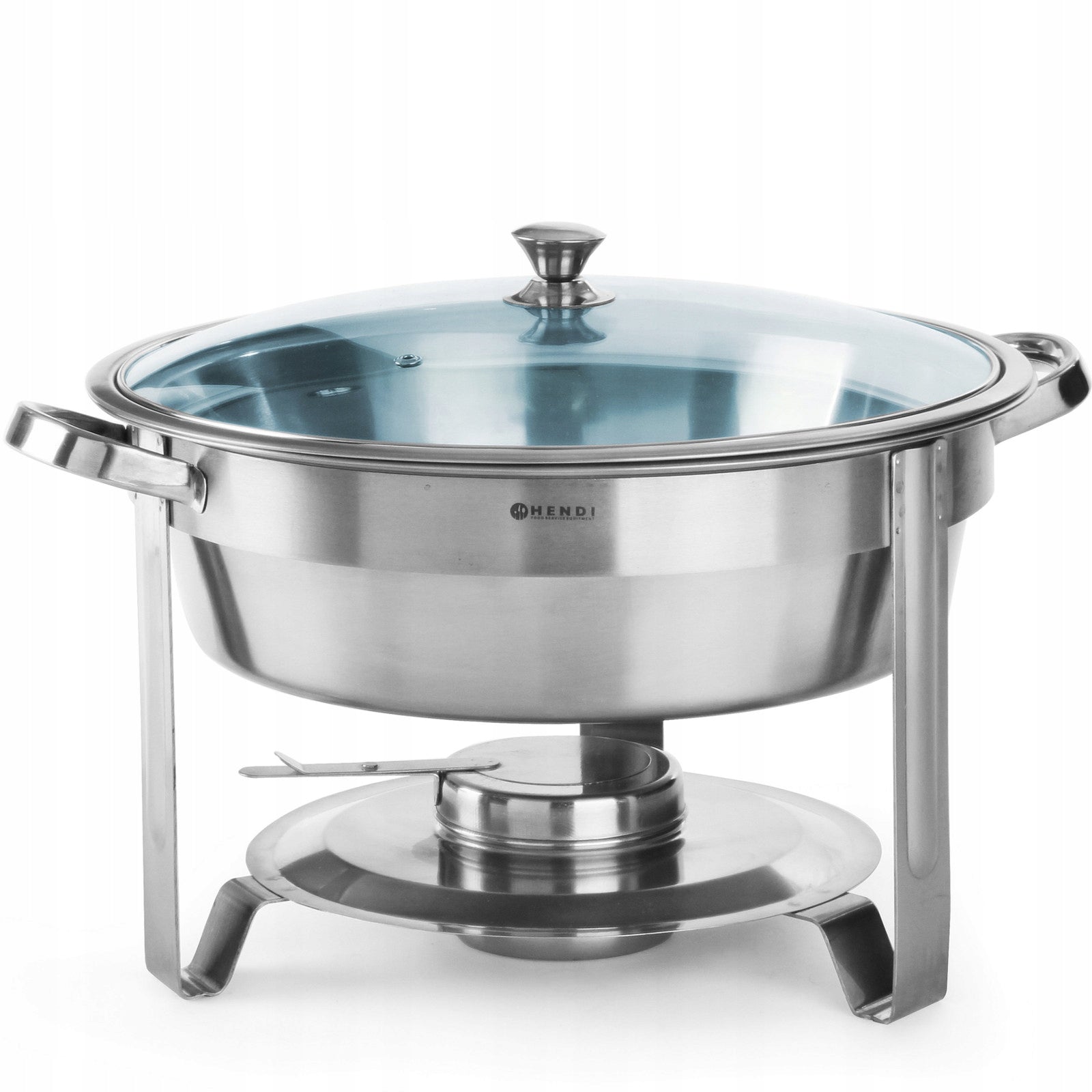 Round paste heater with glass lid Roll-Top 3,5 L Packaging status original