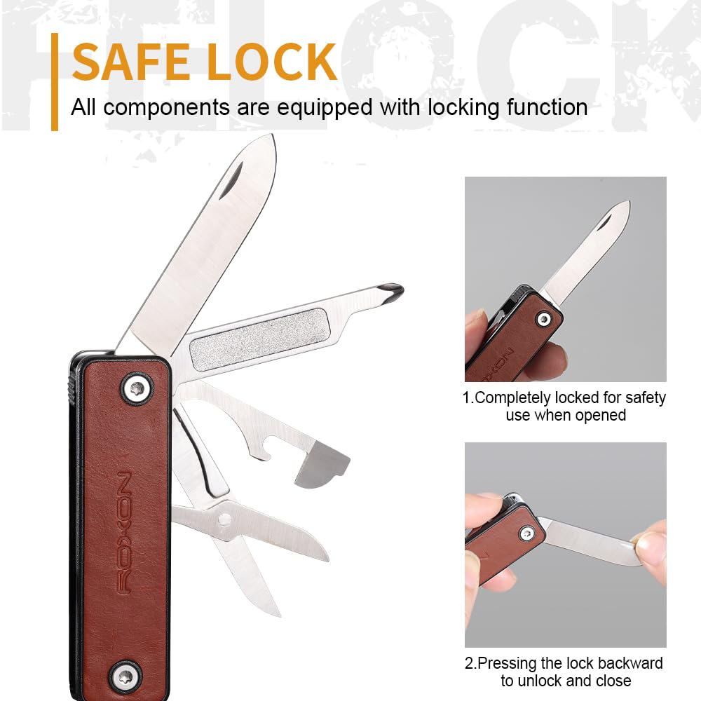 Roxon 10in1 Multi-Tool with Knife and Scissors Packaging status original