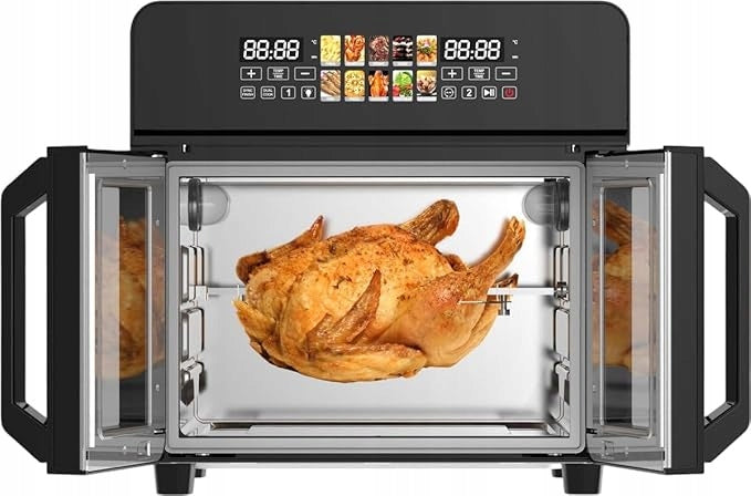 Royal Swiss Air Fryer Oven 23L – 2400W, 10 Programs, Large Family Capacity Packaging status original