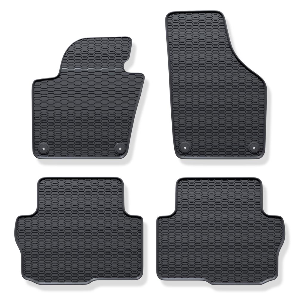 Rubber Rugs for VW Volkswagen Sharan II Van (2010-2022) Manufacturer Geyer-Hosaja