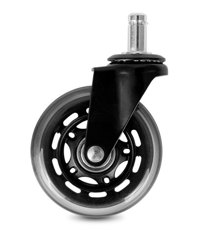 Rubber Wheels 7,5 Cm Swivel 360° For Cosmetic and Medical Stools