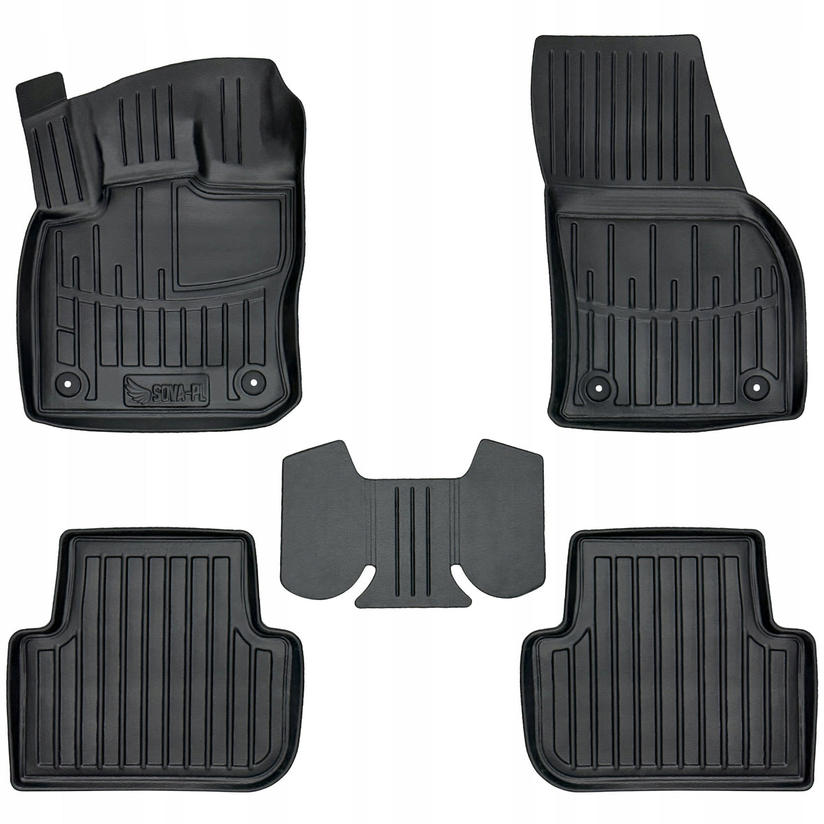 Rubber mat and mats set Volkswagen Tiguan II (2016-2024) upper floor=> Packaging status original