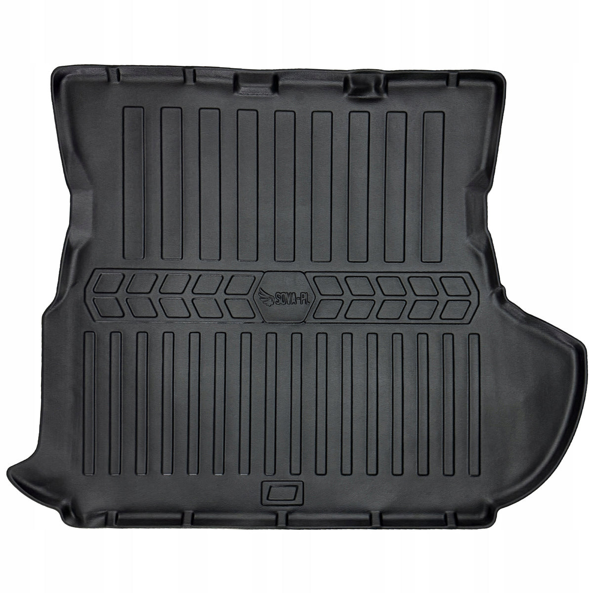 Rubber mat and rug set Mitsubishi Outlander II XL (2006-2012) with su=> Manufacturer SOVA-PL