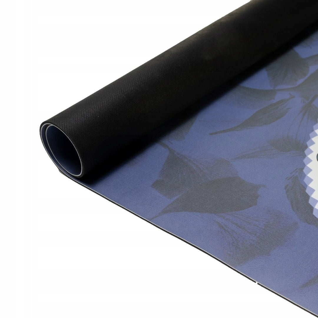 Rubber mat for YOGA FITNESS NON-SLIP gymnastic exercises Manufacturer code mata do jogi granatowa