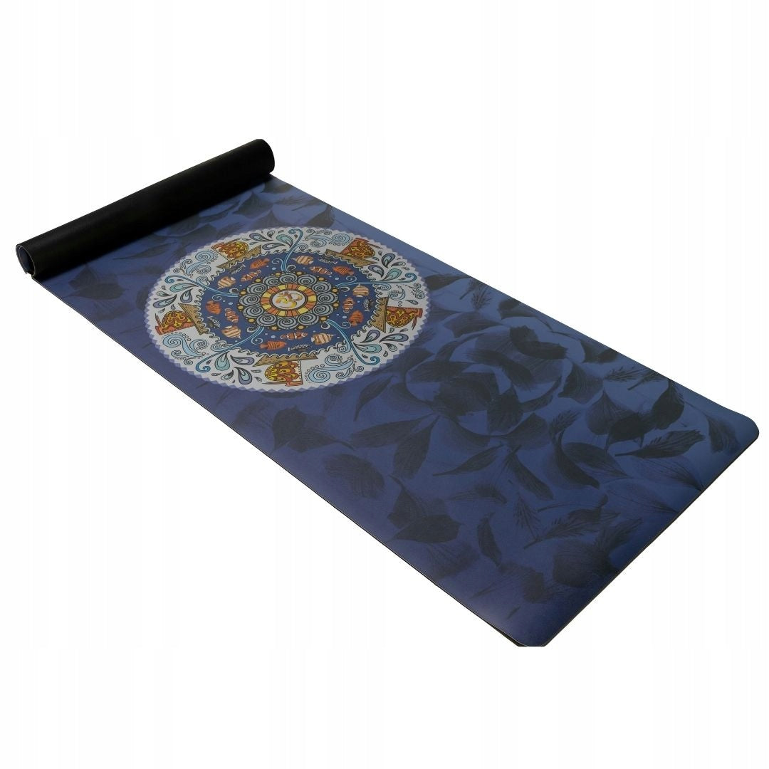 Rubber mat for YOGA FITNESS NON-SLIP gymnastic exercises
