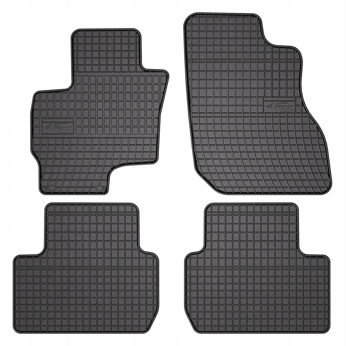 Rubber mats Frogum elToro Mitsubishi Outlander III 2012-22 PHEV set of 4