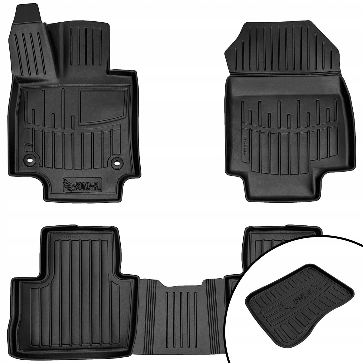 Rubber mats (TPE) Toyota RAV4 5 XA50 AT 2018 2019 2020 => +shoe mat