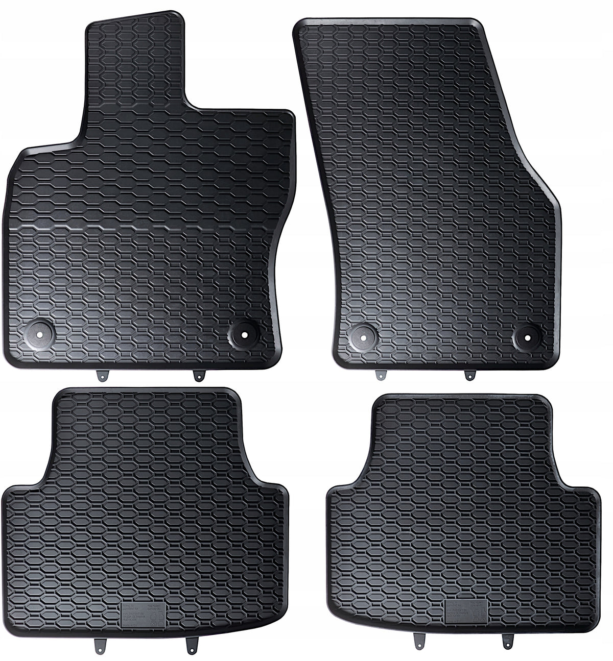 Rubber mats VW TIGUAN II KPL 4 el.