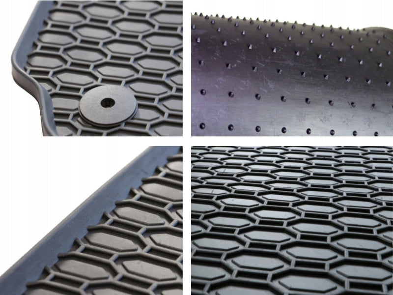 Rubber mats Volkswagen Polo V 2009-2017 set 842/4C black Manufacturer's catalog number 842/4C