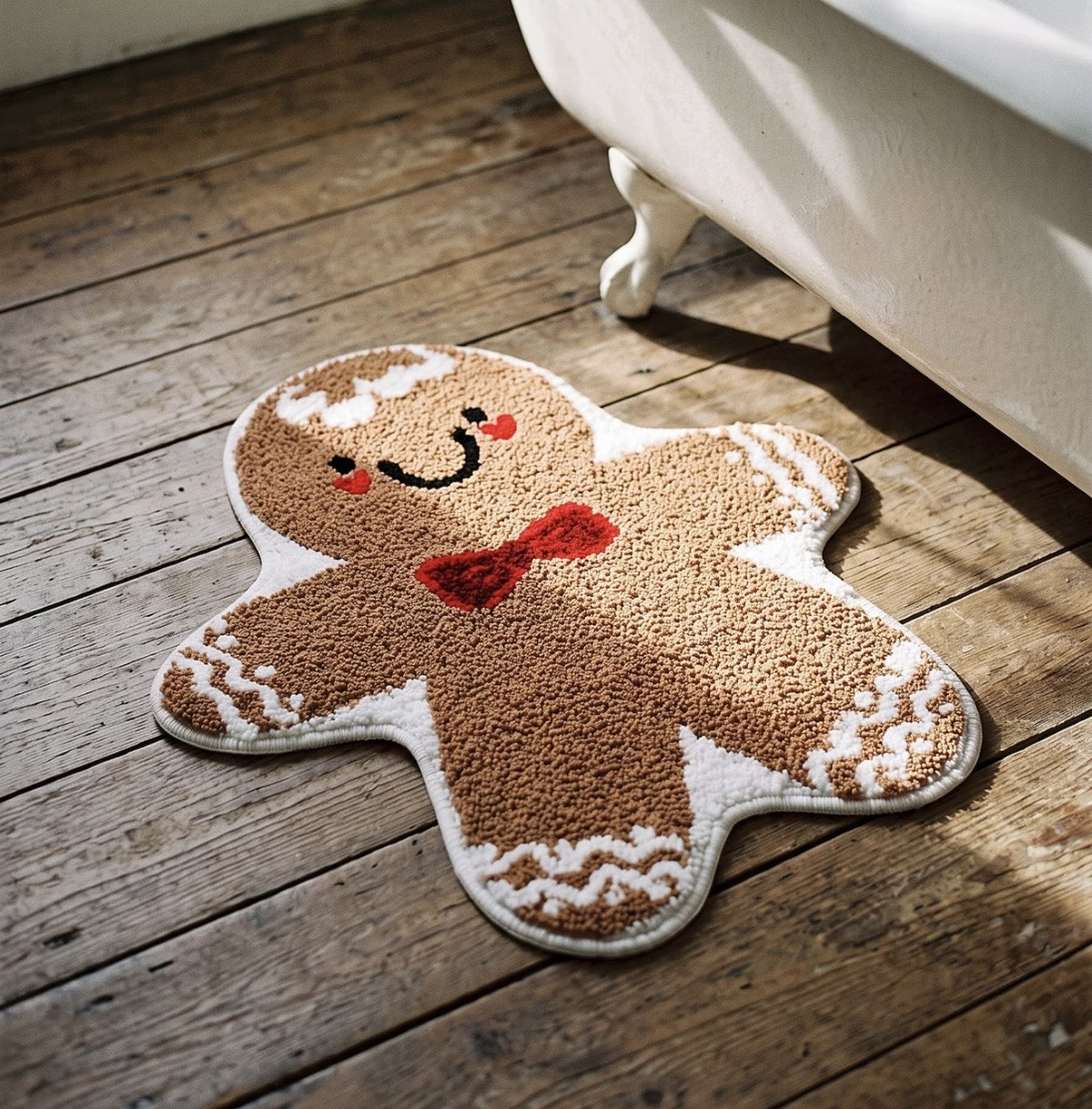 Rug bathroom mat Christmas cookie gingerbread 60x55cm Packaging status original