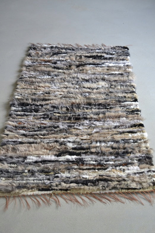 Rug carpet plaid walkway - sheepskin woven Manufacturer code 1